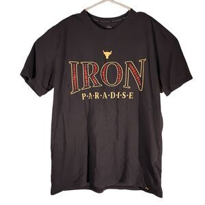 Project Rock Under Armour tshirt mens XL XLarge black iron paradise brahma bull